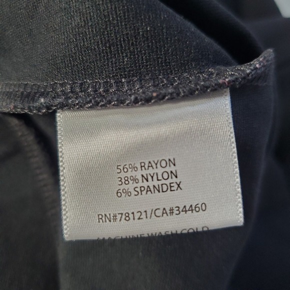 Eileen Fisher Womens Pants Size Small Petite Black Ankle Stretch Minimalist - Picture 6 of 13